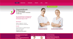 Desktop Screenshot of frauenaerztinnen-wgt.de